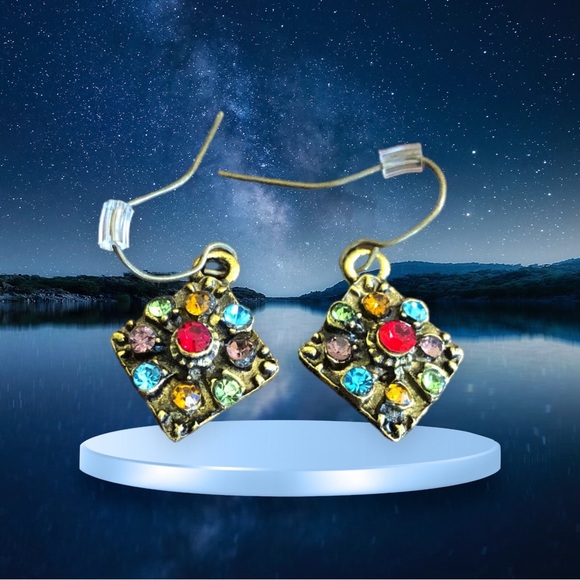 Duufin Women's Bohemian Vintage Drop Dangle Design Multicolor Earrings - Picture 3 of 6